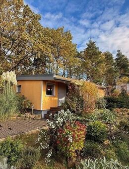 Rarität: Freizeitgrundstück mit modernem Bungalow & Waldfläche in Weinböhla! Provisionsfrei! - Weinböhla