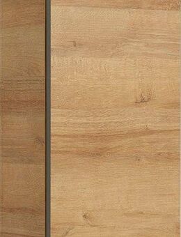 Saphir Hängeschrank Quickset 919 Badschrank 30 cm breit mit 1 Tür und 2 Glas-Einlegeböden Badezimmer-Hängeschrank inkl. Türdämpfer, Griffe in Grau