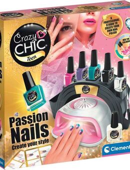 Clementoni® Kreativset Crazy Chic, Passion Nails, Made in Europe
