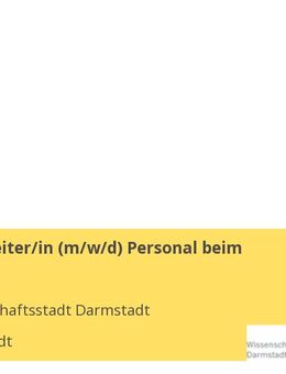 Sachbearbeiter/in (w/m/d) Personal beim Jugendamt - Darmstadt