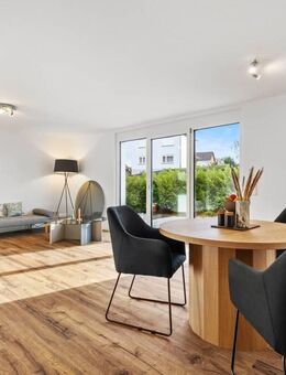 Ab sofort: Ebenerdige 2 Zimmer-Wohnung mit Terrasse und Stellplatz in Ettlingen-Spessart zu verkaufen - Ettlingen