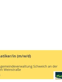 Fachinformatiker/in (m/w/d) - Schweich