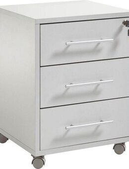 BEGA OFFICE Rollcontainer Büro-Rollcontainer mit Schubladen abschließbar, Rollcontainer Rollbar