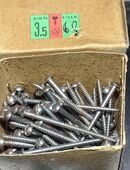 Holz Halbrund Schlitzschraube 3,5x60mm DIN 96 Restauration antik in 73565