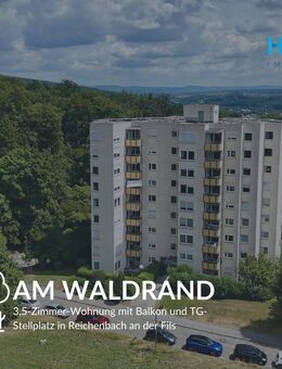 AM WALDRAND - 3,5-Zimmer-Wohnung mit Balkon und TG-Stellplatz in Reichenbach an der Fils - Reichenbach (Fils)