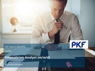 Finanzdaten-Analyst (m/w/d) - Kusterdingen