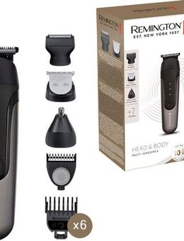 Remington Haar- und Bartschneider PG760 One Head&Body Multigroomer, inkl.10 Aufsteckköpfe/-kämme