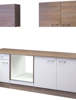 Flex-Well Küchenzeile Samoa, wahlweise mit E-Geräten, Gesamtbreite 210 cm