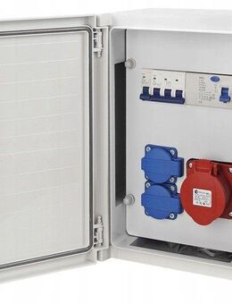 Schaltanlage Elektro-Wandverteiler 1x 16A / 2x230V komplett Set Baustromverteiler - Wuppertal