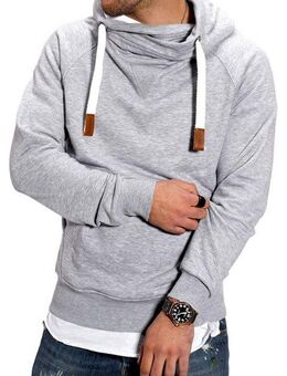 behype Kapuzensweatshirt JULES mit hohem Kragen