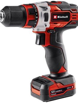 Einhell Akku-Bohrschrauber TE-CD 12/1 Li, max. 1400 U/min, inkl. Ladegerät und Akku