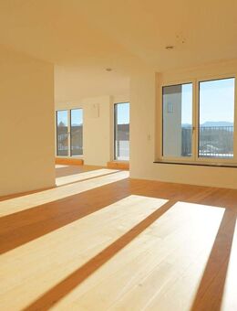 Provisionsfrei. Neuwertige 3-Zi.-Wohnung im Penthouse-Stil mit einzigartigem Bergblick. - Traunstein