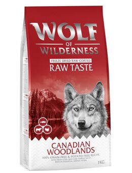 Wolf of Wilderness "Canadian Woodlands" Rind, Kabeljau & Truthahn - getreidefrei - Sparpaket: 5 x 1 kg