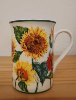 Hübsche Porzellan Tasse Sonnenblume 0.25l - Berlin