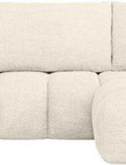 OTTO home Ecksofa AZITA Designsofa, elegant und bequem L-Form, Bubble-Optik, lose Rückenkissen, traumhafte Steppung, Maße B/T/H: 352/210/72 cm