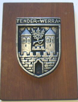 ⭕ Marine Tender Werra-Wappen auf Holz - Dassel