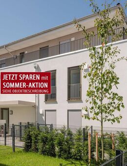 In Bau: Moderne 2-Zimmer-Wohnung im Erdgeschoss mit Garten - Wolfratshausen