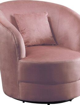 ATLANTIC home collection Drehsessel Colin, 360Â° frei drehend, in Samtveloursbezug, inkl. Zierkissen