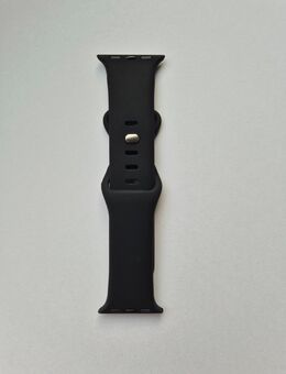 Apple Watch Armband Silikon schwarz neu 42 44 45 49 mm Ersatzband Armbänder Band - Lübeck