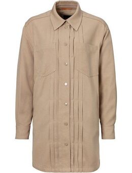 BOSS ORANGE Longblazer Janjura Premium Damenmode mit Zierfalten