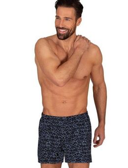 Trigema Boxershorts TRIGEMA Boxer-Shorts mit freundlichem Smiley-Muster (1-St)