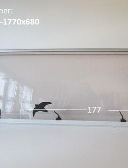 Wilk Wohnwagenfenster Roxite 94 D399 Polyplastic ca 177 x 68, gebraucht (zB 661 BJ 96) - Schotten Zentrum