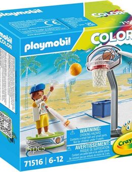 Playmobil® Skater mit Basketball (71516), Color Konstruktions-Spielset, (15 St), Made in Europe