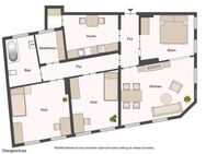 Obergeschosswohnung (ca. 109 m²) mit Balkon zum selbstnutzen oder vermieten - 6,2 % Rendite - Wilhelmshaven