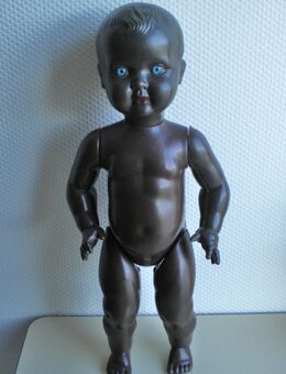 Puppe,Dunkel,sehr alt,ca. 56 cm - Linnich