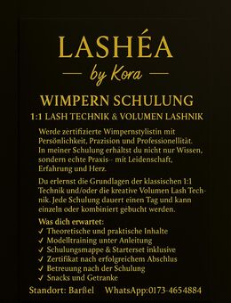 Professionelle Wimpernschulung - Barßel