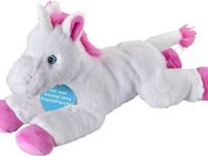 Heinrich Bauer Kuscheltier ECO-Line, Einhorn liegend, aus recyceltem Material