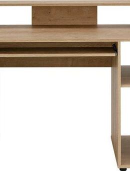 VOGL Möbelfabrik Schreibtisch Timra, Tastaturauszug, Aufsatz & Towerfach, Breite 160 cm, Made in Germany