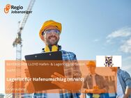 Lagerist für Hafenumschlag (m/w/d) - Straubing