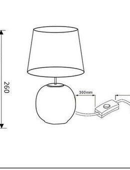 Reality Leuchten Schreibtischlampe Sophia, ohne Leuchtmittel, Nachttischlampe, Keramik Fuß mit Samtschirm