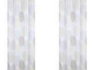 my home Gardine BELEM, Ösen (1 St), transparent, Polyester, 1 Schal, Polyester, Kreise