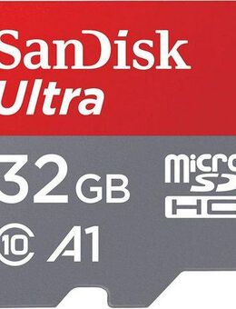 Sandisk Ultra® microSDHC 32GB Speicherkarte (32 GB, 120 MB/s Lesegeschwindigkeit)