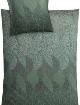 Kleine Wolke Bettwäsche Jamiro, Mako-Satin, 2 teilig, mit Blättern