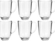 LEONARDO Latte-Macchiato-Tasse NAPOLI, Glas, 380 ml, 6-teilig