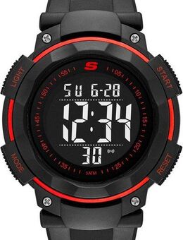 Skechers Chronograph RUHLAND SR1022, Quarzuhr, Armbanduhr, Herren, digital, Polyurethanband, Stoppfunktion