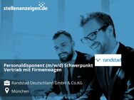 Personaldisponent (m/w/d) Schwerpunkt Vertrieb mit Firmenwagen - München