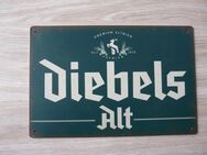 DIEBELS ALT BRAUEREI Vintage-Nostalgie Blechschild - Leverkusen