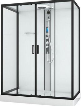 Sanotechnik Komplettdusche NEW YORK, BxT: 160x90 cm, Einscheibensicherheitsglas