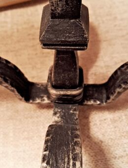 Schmiedeeiserner Kerzenständer dreiflammig in Handarbeit + Kerzen - Hannover