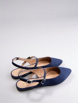 Aniston SHOES Slingpumps, Flat, Sommerschuh, Riemchensandale - neue KOLLEKTION, schmale Form