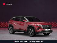 Hyundai Tucson, 1.6 T-GDI N Line 48V Ultimate Red metallic Schwarz, Jahr 2022 - Kippenheim