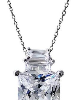 Firetti Kette mit Anhänger Schmuck Geschenk Silber 925 Halsschmuck Halskette, mit Zirkonia (synth)