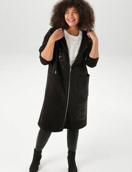 Aniston PLUS Kapuzensweatjacke mit tollen tonigen Print - NEUE KOLLEKTION