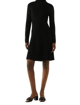 comma Strickkleid mit Rippstruktur