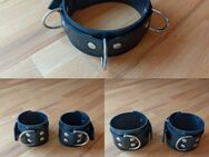 5-teiliges Bondage-Set Gummi Halsband Handfesseln Fußfesseln Bondage BDSM Cuffs Fesseln - Malgersdorf