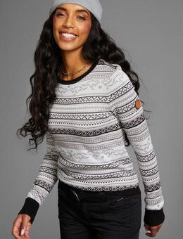 KangaROOS Norwegerpullover im Jaquard-Feinstrick